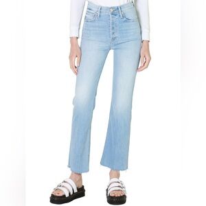Mother The Tripper Ankle Fray Jeans in Island Time